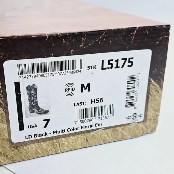 Circle G by Corral L5175 Floral Embroidered Boots - Picture 10 of 11